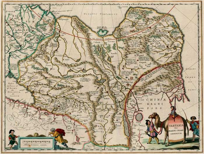 1640 Tartaria Magni Blaeu L