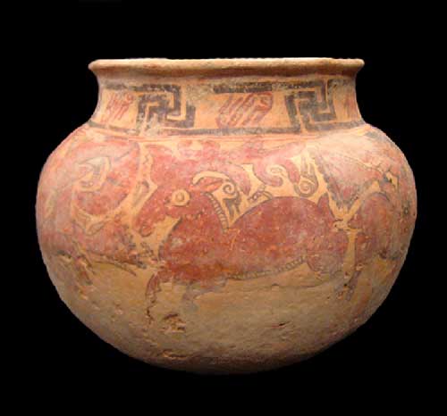 Терракотовый сосуд империи Кушан