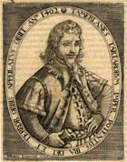 Английская гравюра 1603 год. Тамерлан правитель Тартарии