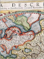 Изображение континента Даария в Атласе Герарда Меркатора, 1595 г.