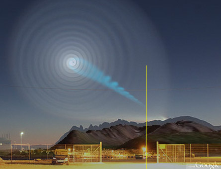 Воспринятое некоторыми чуть ли не "знамением" знаменитая спираль в Норвегии была результатом работы Blue Beam