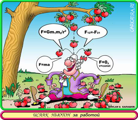 История физики, изложенная курам на смех