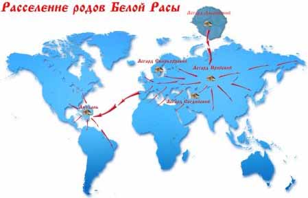 Расселение Русов