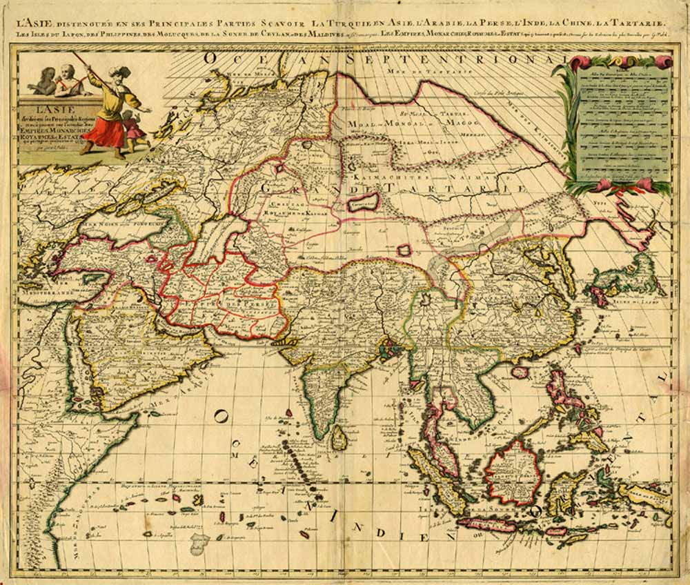 Голланская карта Питера Шенка (Pieter Schenk)