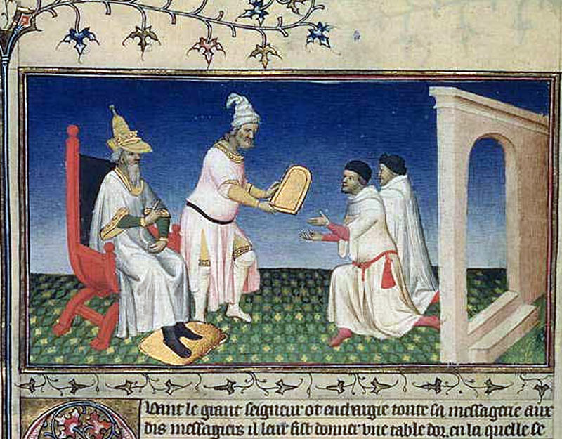 Великий хан вручает Марко Поло золотую печать (Le grand khan donne son sceau d or a Marco Polo)