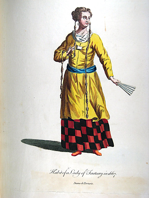 Костюм тартарской женщины 1667 года (Джефри)