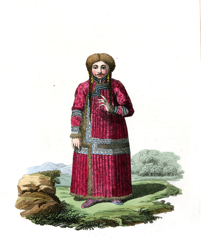 Костюм тартарской женщины Ачинска (Красноярск)