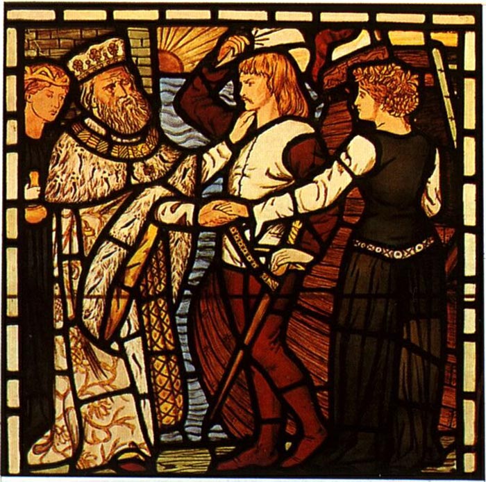 Витраж. Тристан