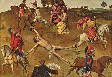 Казнь в Западной Европе в XIV веке.