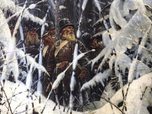 Рис. 48. Не замай, дай подойти! (худ.В.Верещагин)